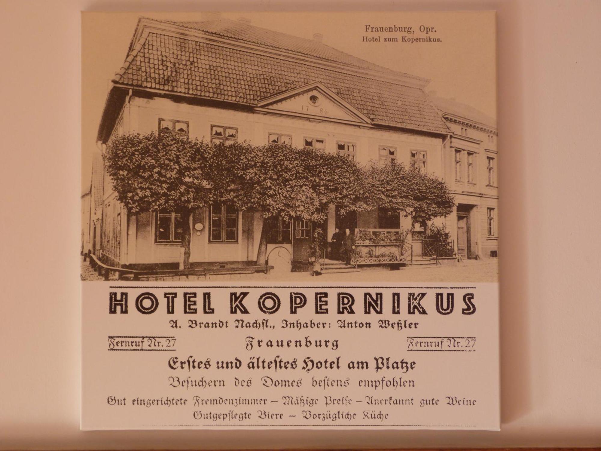 Hotel Kopernik Frombork Exterior photo